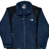 The North Face Fleece Jacket - Large Blue Polyester