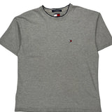 Tommy Hilfiger T-Shirt - XL Grey Cotton