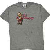 Made In USa Grumpy Disney Cartoon T-Shirt - Large Grey Cotton