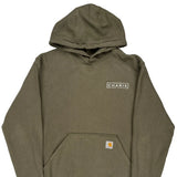 Vintage Carhartt Hoodie - Small Khaki Cotton