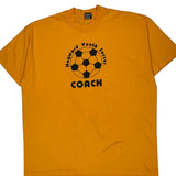 Hayward Youth Soccer Fruit Of The Loom Single Stitch T-Shirt - 2XL Yellow Cotton Blend