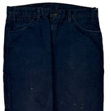 Dickies Carpenter Trousers - 36W 34L Navy Cotton