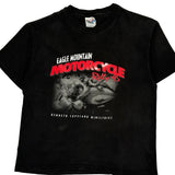 Eagle Mountain Motorcycle Rally '95 Hanes Single Stitch T-Shirt - Large Black Cotton