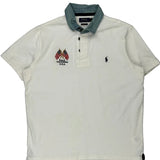 Polo By Ralph Lauren Slim Fit Polo Shirt - XL White Cotton