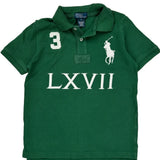 Age 7 Polo By Ralph Lauren Polo Shirt - Small Green Cotton