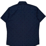 Lee Short Sleeve Shirt - Large Navy Cotton