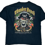 Gildan Graphic T-Shirt - 2XL Black Cotton