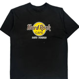 Santo Domingo Hard Rock Cafe Graphic T-Shirt - XL Black Cotton