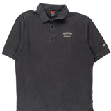 Vintage Warhawk Nike Football Polo Shirt - Large Grey Cotton