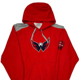 Washington Capitals Majestic Nhl Hoodie - Medium Gray Cotton