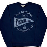 Disneyland Disney Sweatshirt - Medium Navy Cotton Blend