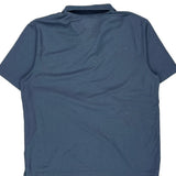 Carhartt Polo Shirt - Large Blue Polyester