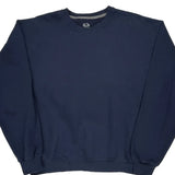 Fruit Of The Loom Sweatshirt - XL Navy Cotton