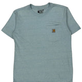 Loose Fit Carhartt T-Shirt - Small Blue Cotton