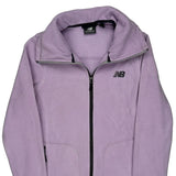 New Balance Fleece Jacket - Small Purple Polyester