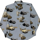 Outdoor Life Shirt - Medium Black Cotton