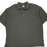 Carhartt Polo Shirt - 2XL Grey Cotton