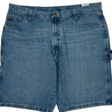 Wrangler Carpenter Shorts - 38W 9L Blue Cotton