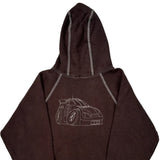 Chase Authentics Graphic Hoodie - Small Grey Cotton