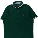 Tommy Hilfiger Polo Shirt - Medium Green Cotton