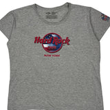 New York Hard Rock Cafe T-Shirt - XL Gray Cotton