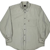 Levis Denim Shirt - Large Beige Cotton