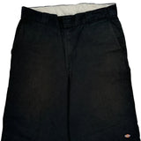 Dickies Shorts - 34W 11L Black Cotton