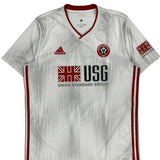 Sheffield United Adidas Football Shirt - Large White Polyester