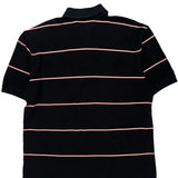 Tommy Hilfiger Striped Polo Shirt - XL Black Cotton