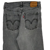 501 Levis Jeans - 26W UK 6 Grey Cotton