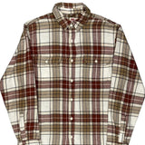 Levis Checked Flannel Shirt - Medium Multicoloured Cotton