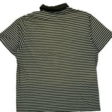 Ralph Lauren Striped Polo Shirt - 2XL Green Cotton