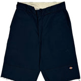 Dickies Shorts - 32W 11L Navy Polyester Blend