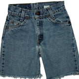 Age 8 Levis Cropped Denim Shorts - Smallw 9L Light Wash Cotton