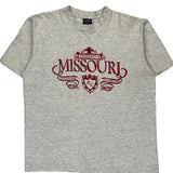 University Of Missouri Jansport Single Stitch T-Shirt - XL Grey Cotton
