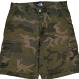 The North Face Camo Cargo Shorts - 32W 10L Camo Cotton