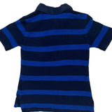 Age 4 Polo By Ralph Lauren Striped Polo Shirt - Small Blue Cotton
