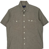 Polo By Ralph Lauren Short Sleeve Shirt - Medium Grey Linen