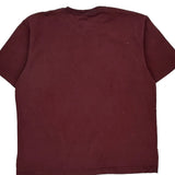 Carhartt T-Shirt - Large Burgundy Cotton