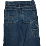 Wrangler Carpenter Jeans - 26W UK 6 Dark Wash Cotton