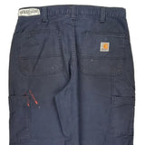 Carhartt Carpenter Trousers - 32W 30L Navy Cotton Blend