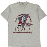 USA Hockey National Championship Jam Single Stitch T-Shirt - XL Gray Cotton