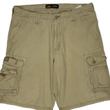 Lee Cargo Cargo Shorts - 36W 10L Beige Cotton