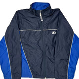 Age 10-12 Starter Windbreaker - Medium Blue Nylon