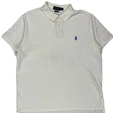 Polo By Ralph Lauren Polo Shirt - XL White Cotton