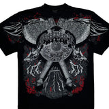 Made In USA Pj Graphic T-Shirt - XL Black Cotton