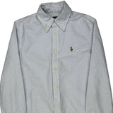 Ralph Lauren Striped Shirt - XS Blue Cotton