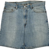 Levis Denim Shorts - 36W 10L Light Wash Cotton