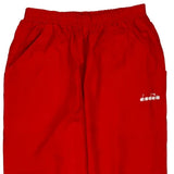 Diadora Joggers - Large Red Polyester