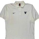 Villanova Nike Polo Shirt - Large White Cotton